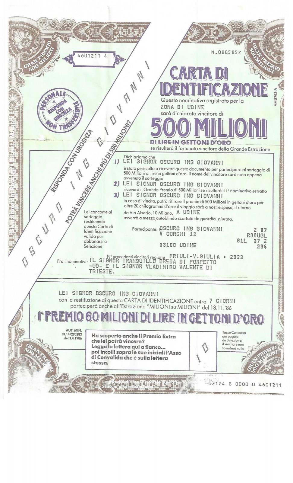 1986 Registration Lottery Udine.jpg