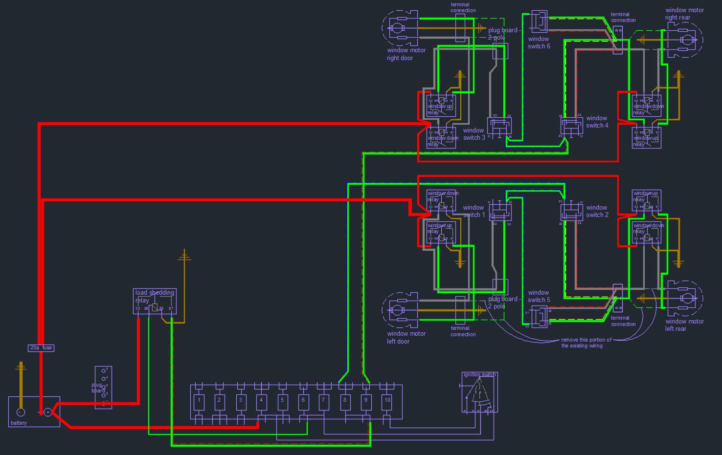 2800cs - window motor rewiring.JPG