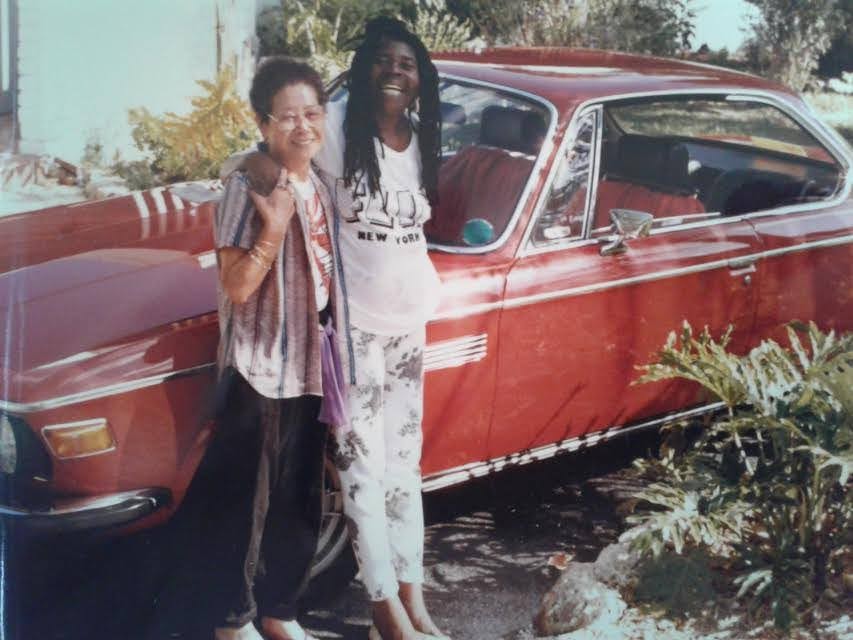 AyA San meets Bob Marley's Mom.jpg