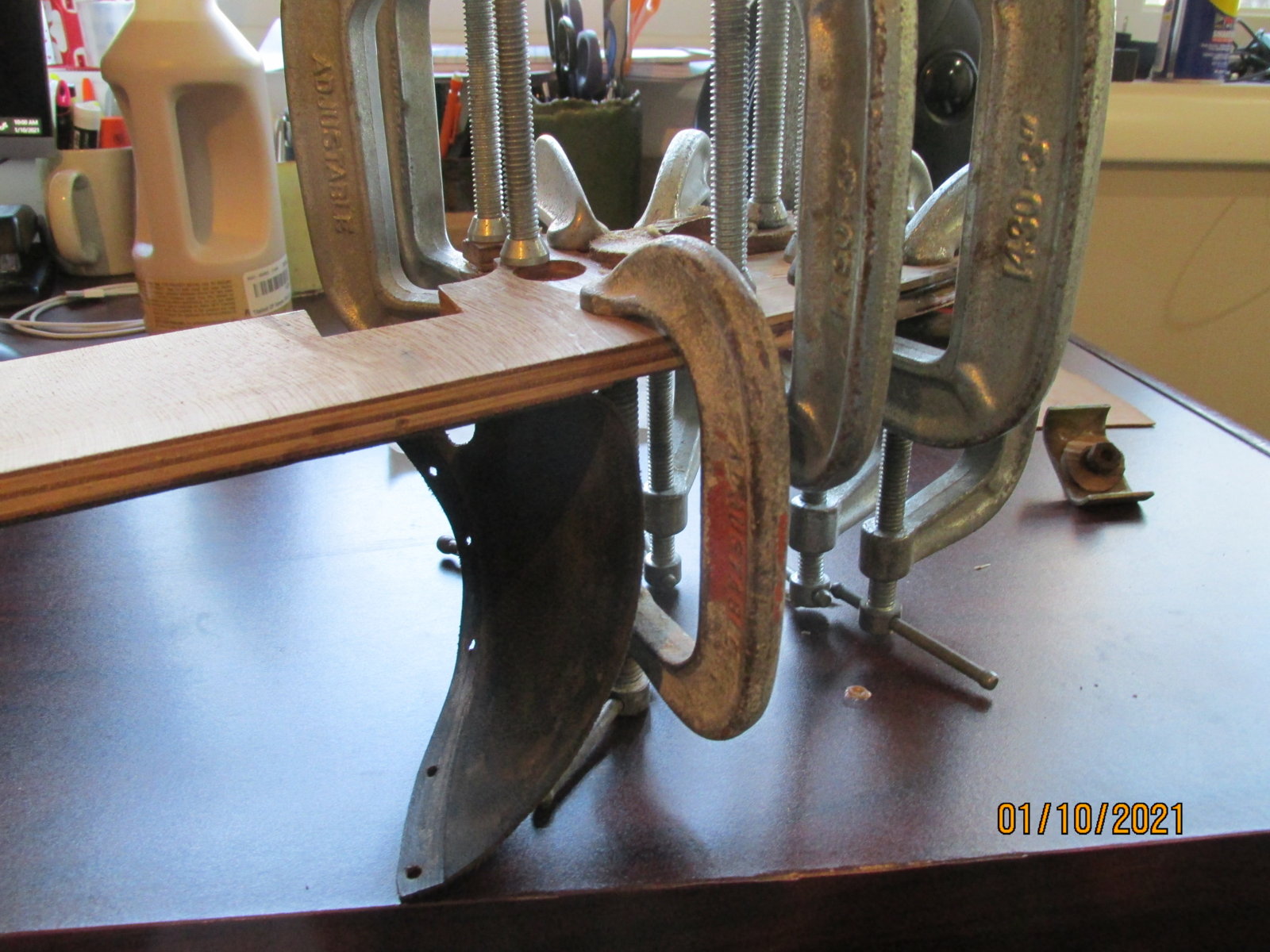 Dash base lamination repair.JPG