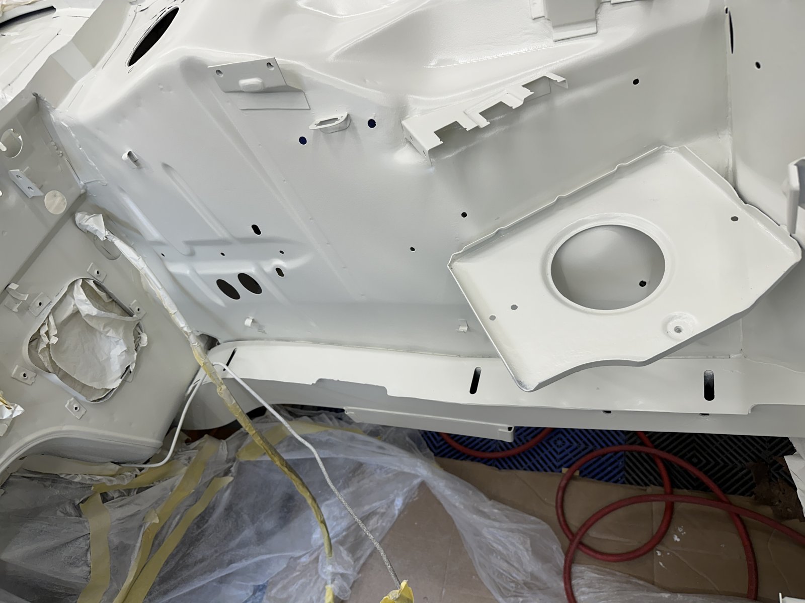 Engine compartment after final paint 1.JPG
