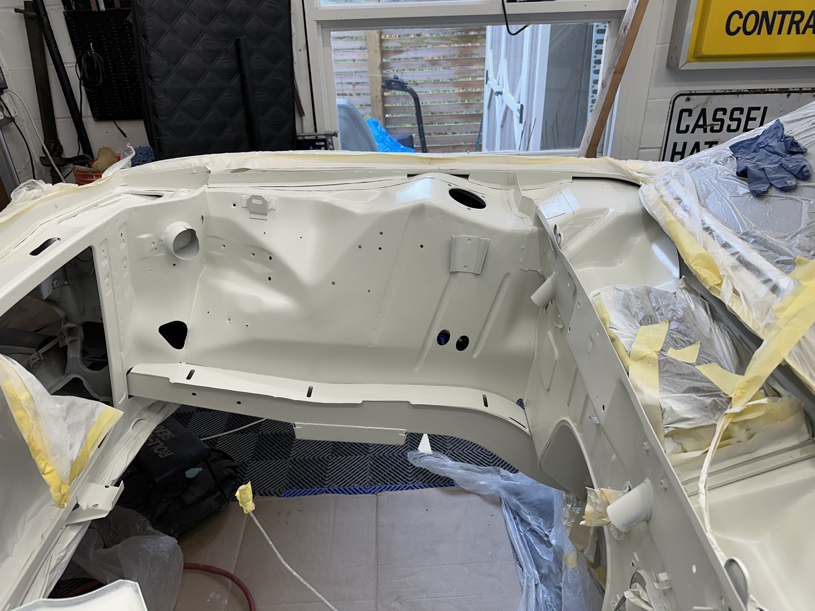 Engine compartment after final paint 3.JPG