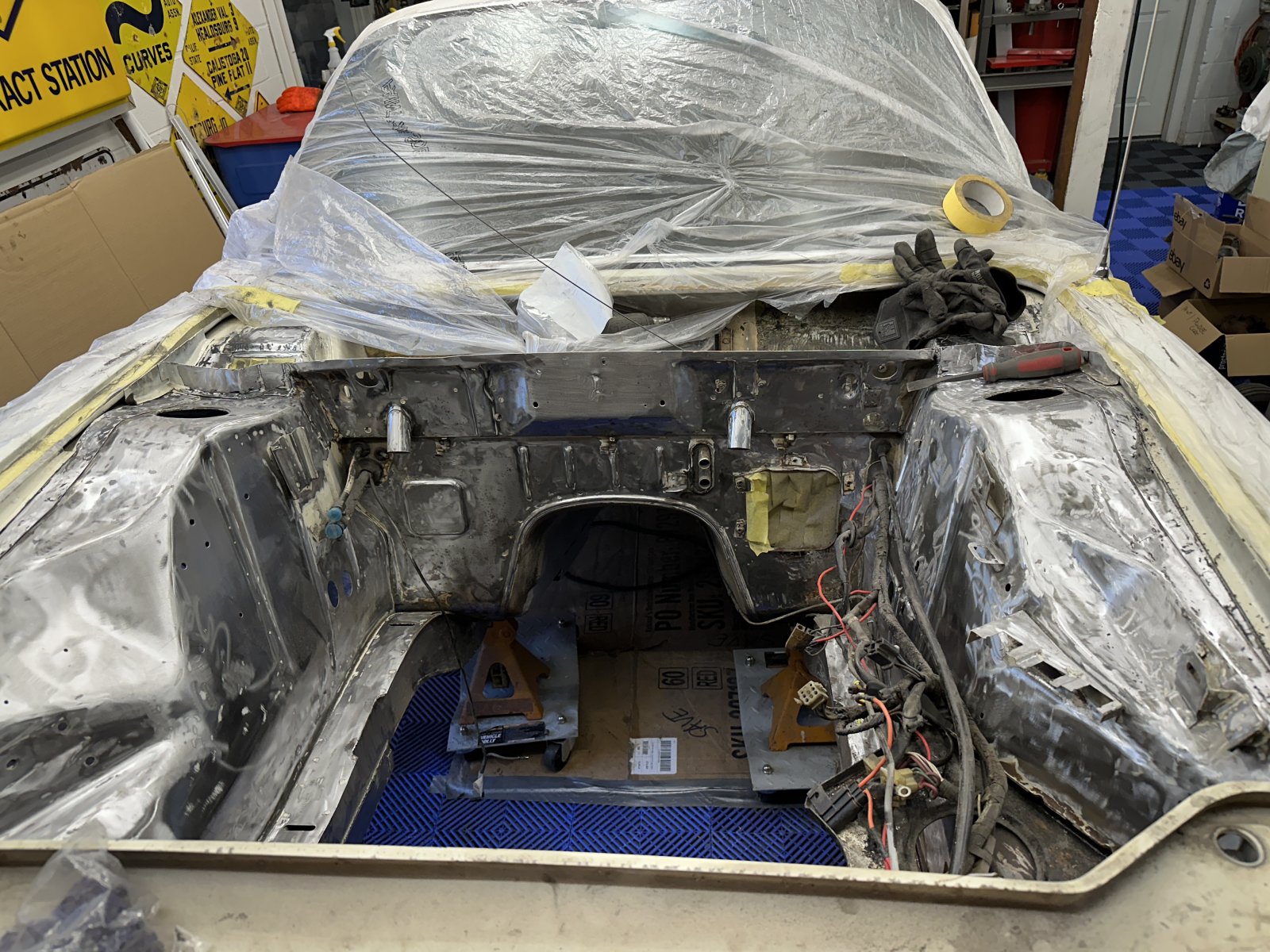 Engine compartment stripping underway 2.JPG