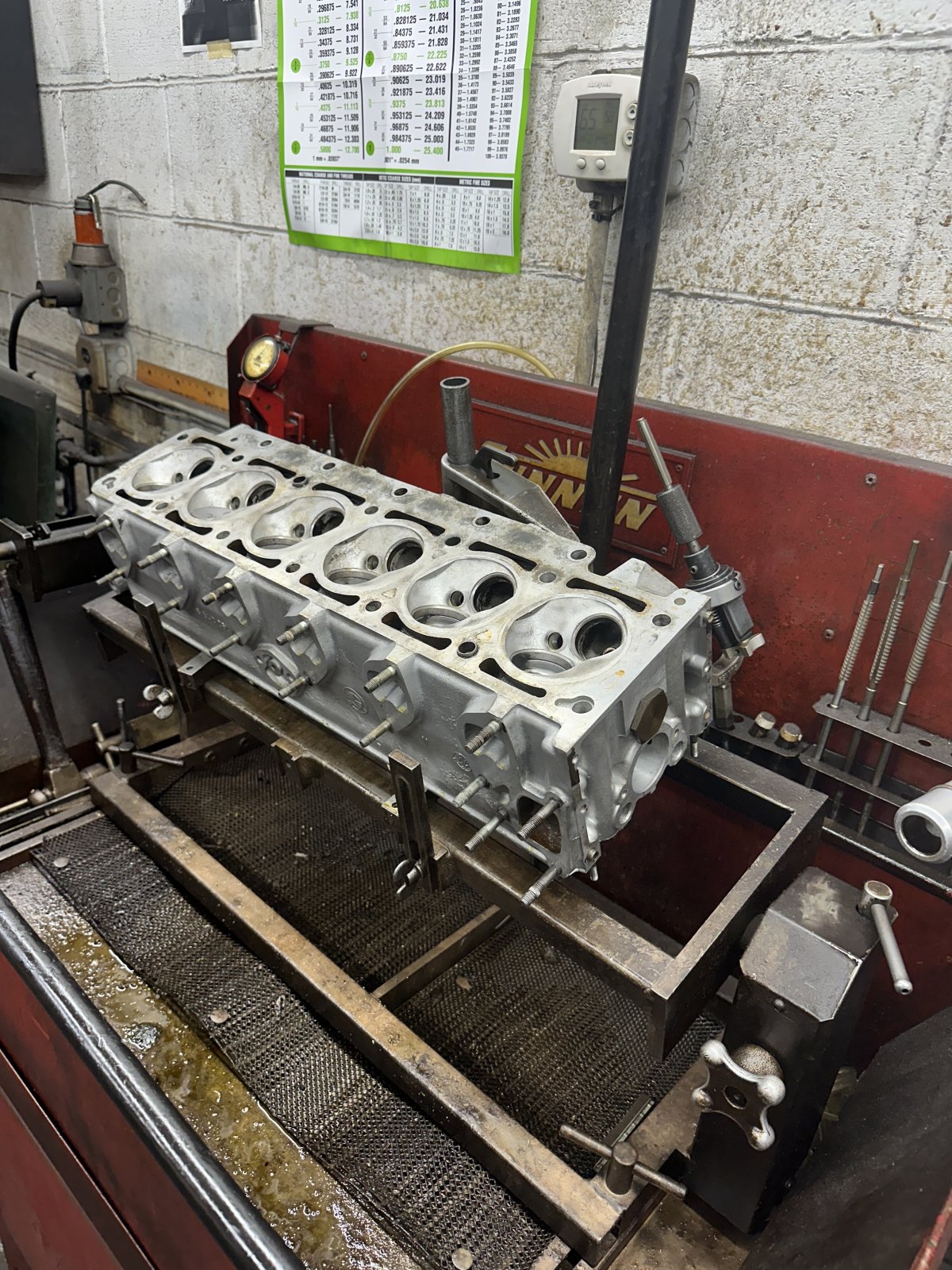 Head at Machine Shop - guides installed.JPG