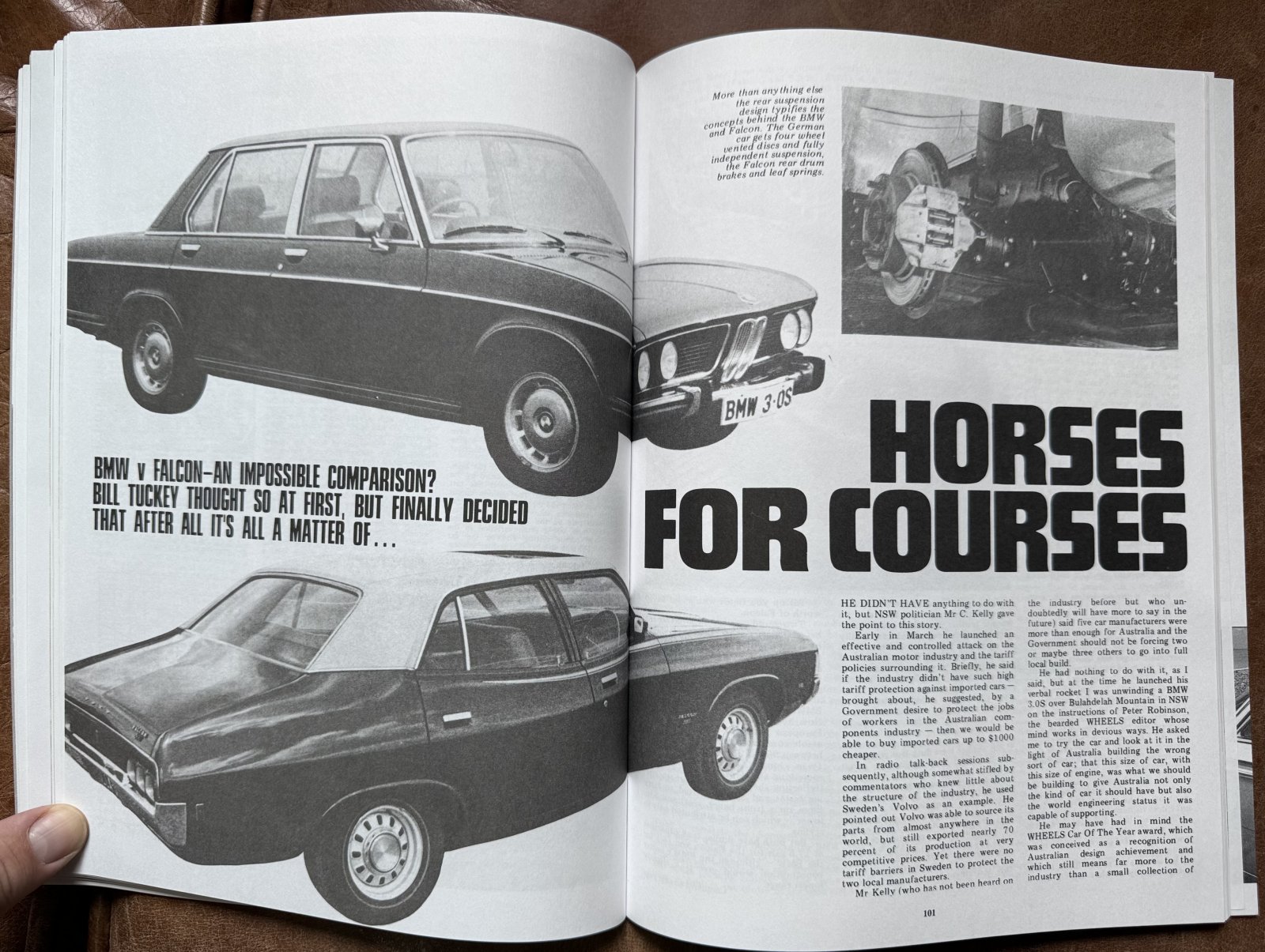 Brooklands book of period magazine road test articles - BMW Six ...