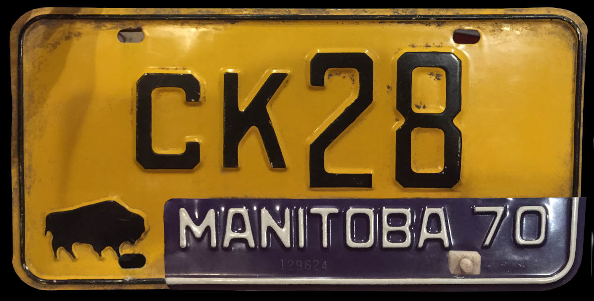 Manitoba license plate CK 28 w '70 tag1200..jpg