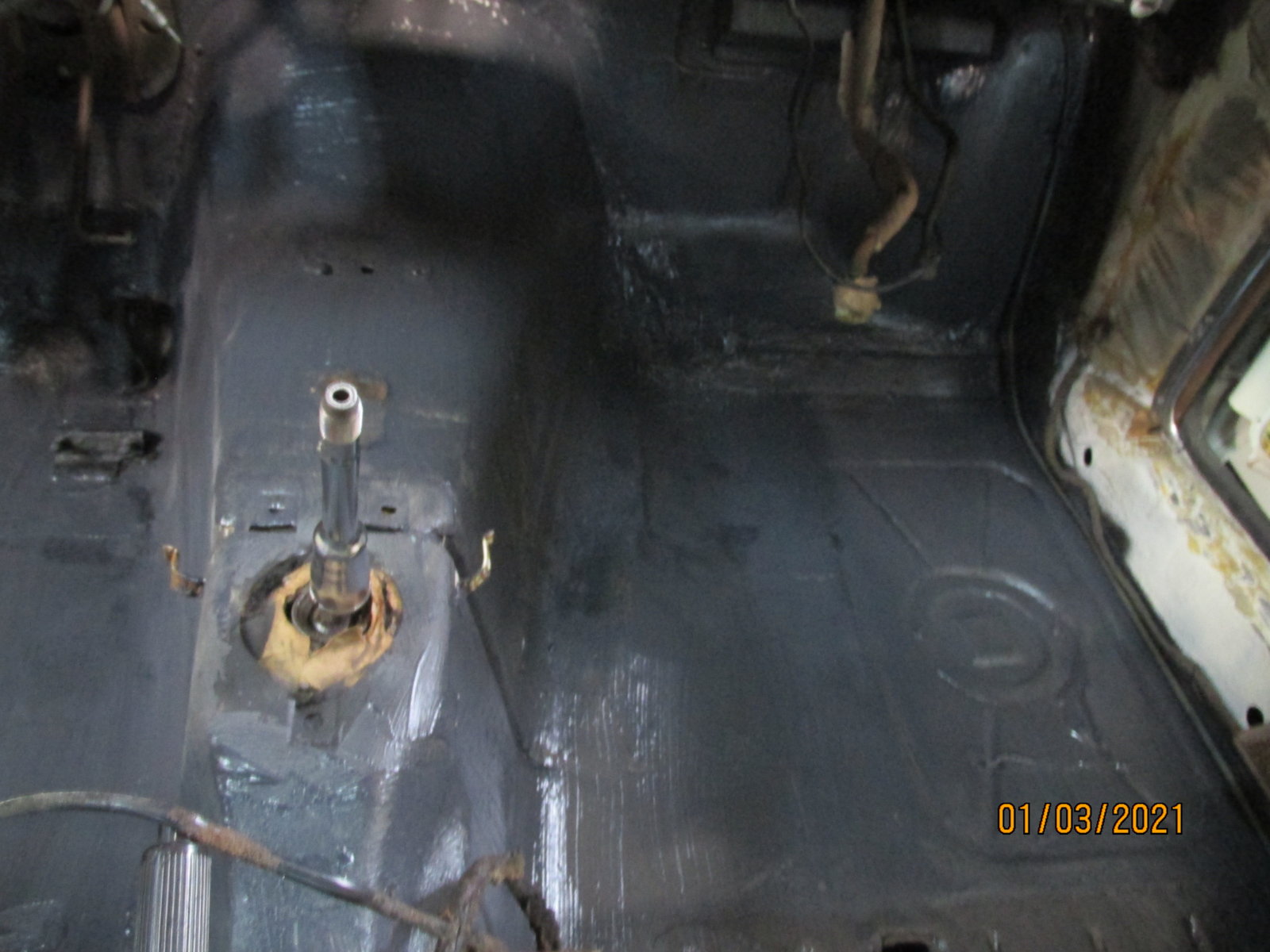 Pass side treated with Second Skin Firewall.JPG