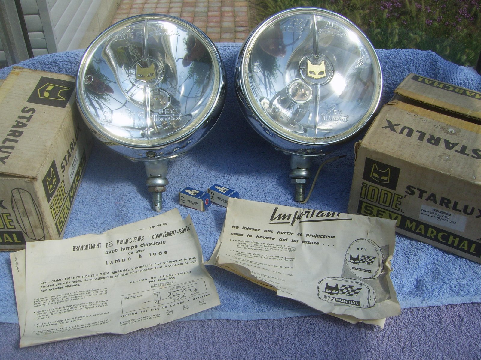 FS: Set NOS Marchal 722/702 Lights SOLD | BMW E9 Coupe