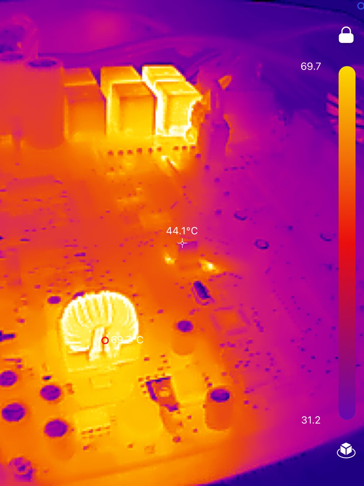 TopInfrared hot coil & relays on board.JPG