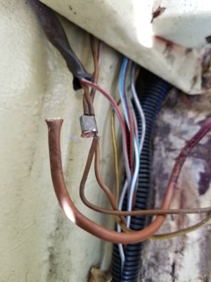 Ground Wires in Trunk with Solder Tag.jpg