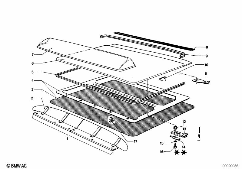 Sliding roof